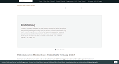Desktop Screenshot of medicalscg.de